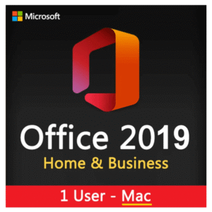 Office 2019 Home and Business for Mac – 1 PC, Lifetime Activation
